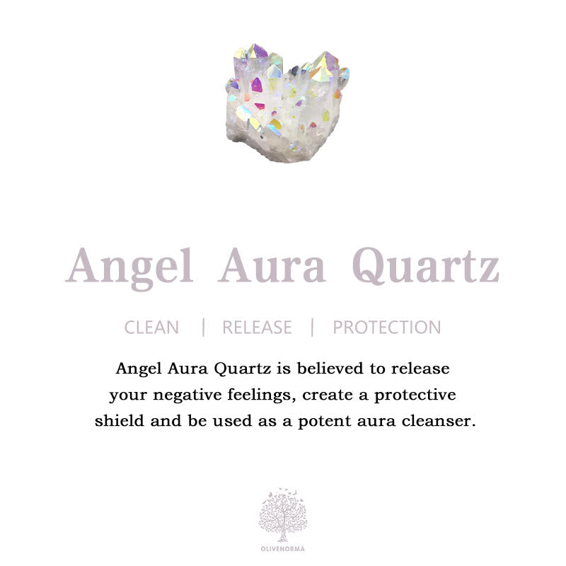 |Angel Aura Quartz Krystalstænger Smykkesten Dekoration