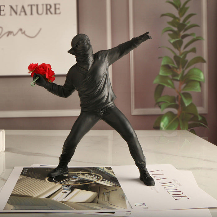 Banksy Blomster Rester Ornament