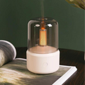 Retro Aroma Diffuser med Nattelys - USB Essential Oil Luftfugter til Hjem og Kontor