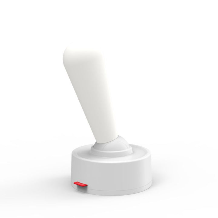 Hvid natlampe formet som vippekontakt