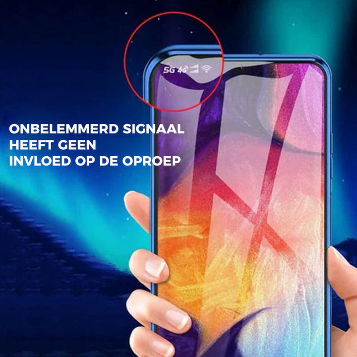 hærdet glas dobbeltsidet telefoncover til Samsung