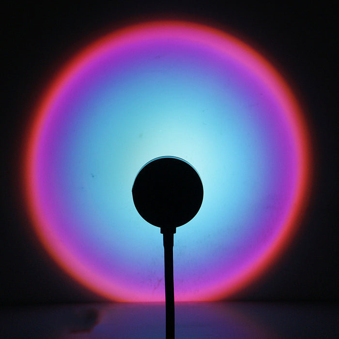 Homvero Sunset lampe med drejeligt hoved og varmt solnedgangslys