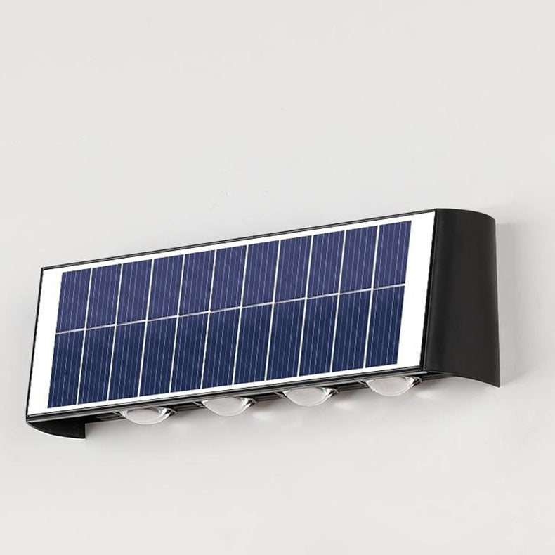 Moderne Enkelhed Solvandsafvisende Rektangulær ABS PMMA LED Væglampe til Udendørs Patio