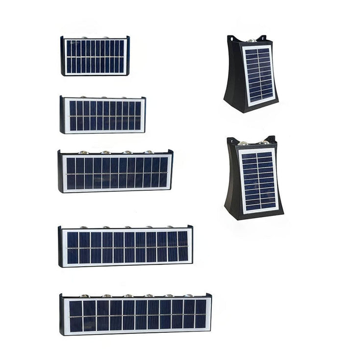 Moderne Enkelhed Solvandsafvisende Rektangulær ABS PMMA LED Væglampe til Udendørs Patio
