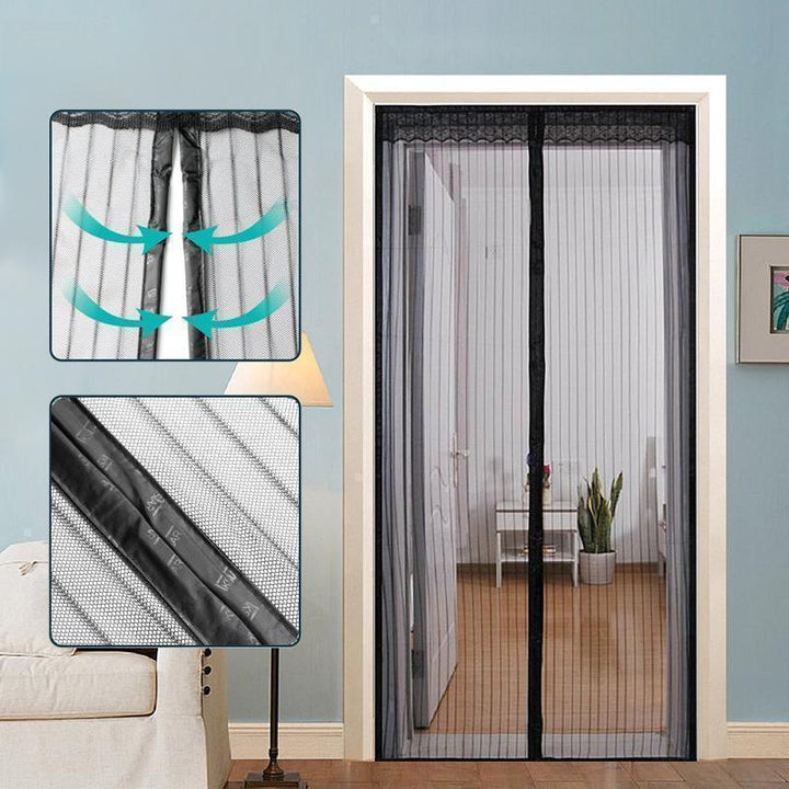 Magnetisk Fluenet Dør med Velcro Lukning