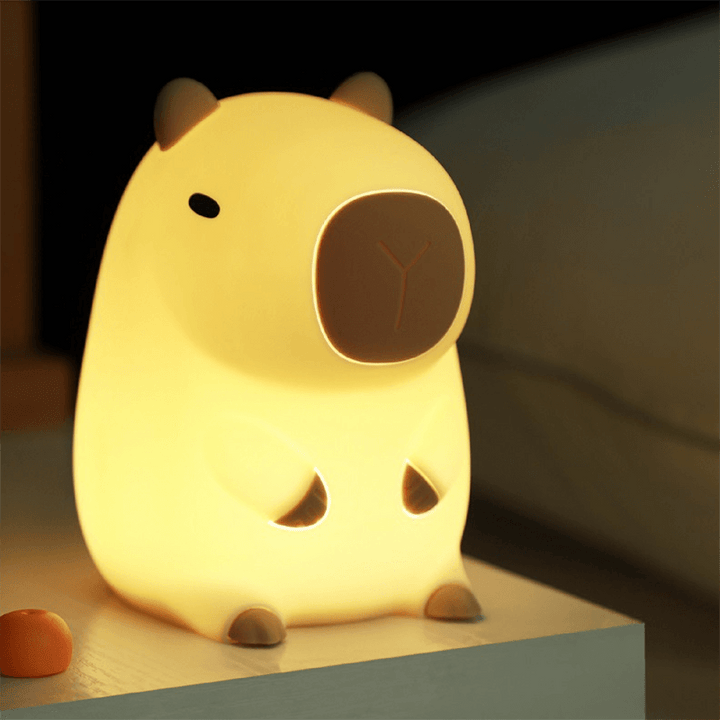 SquishBara | Capybara Squishy Nattelys Ideel Gave til Alle Aldre
