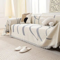 Bølge Linjer Chenille Sofa Betræk