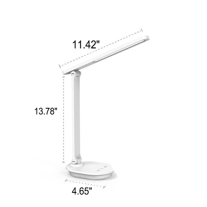 Moderne Dobbelt Foldbar Øjepleje Trådløs Opladelig LED Skrivebordslampe
