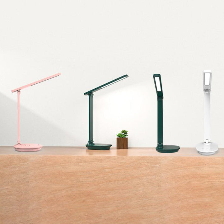 Moderne dobbelt foldbar øjenpleje trådløs genopladelig LED skrivebordslampe