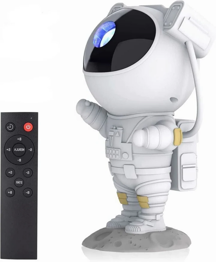 Astronaut Projektor Galakse Stjernehimmel Nattelys