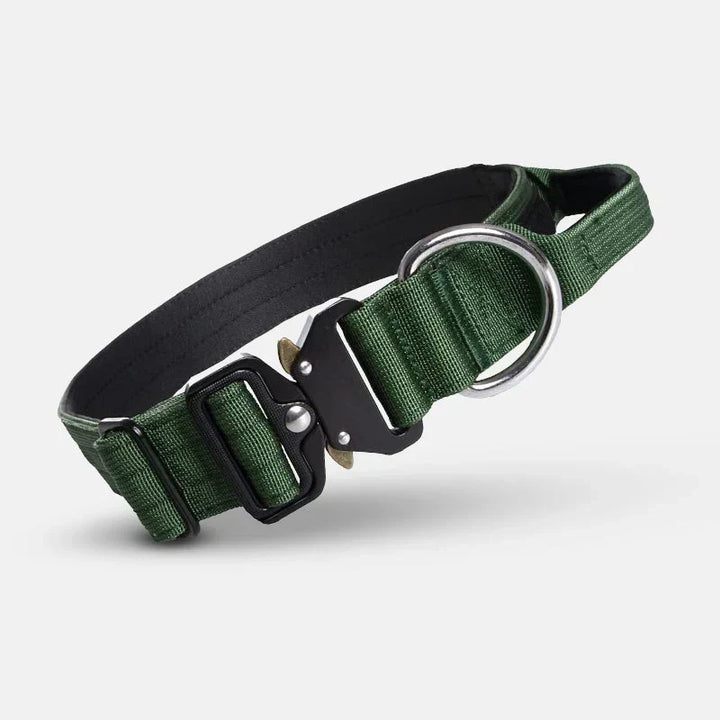 Taktisk Hundehalsbånd med Håndtag – GripMaster