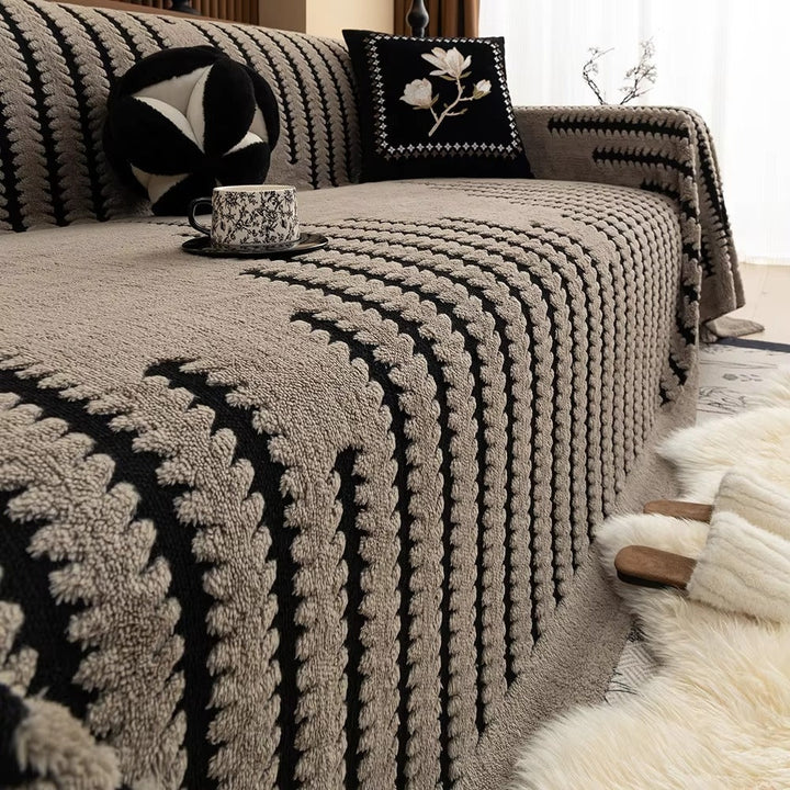 Heritage Plush Tufted Sofa Dække