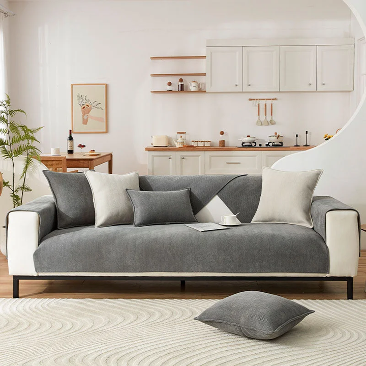 Herringbone Chenille Stof Møbelbeskytter Sofa Dække |