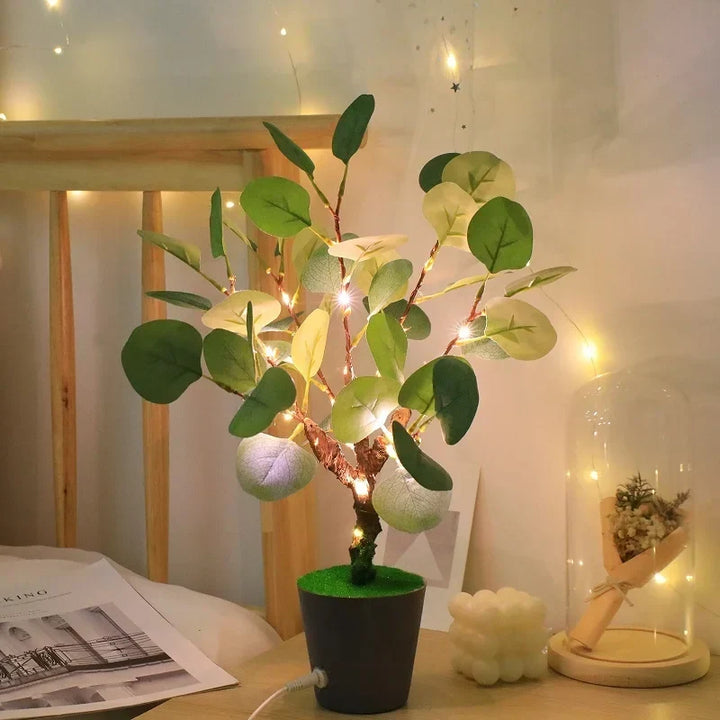 BranchGlow - LED Natlampe med Festlige Grene