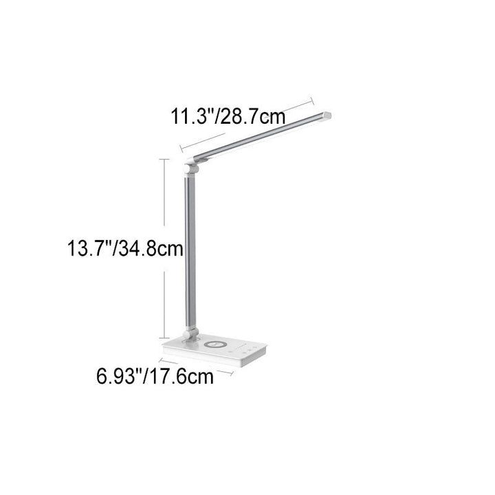 Minimalistisk Intelligent Firkantet Bar Sammenklappelig USB LED Skrivebordslampe