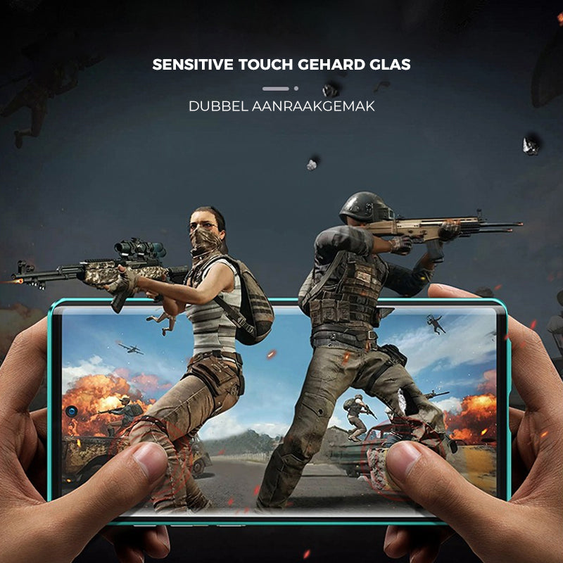 Magnetisk Tempereret Glas Dobbelt-Sidet Telefon Case til Samsung