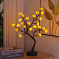 Rosentræ lampe med lysende roser