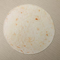 Rundt tortilla tæppe i fleece