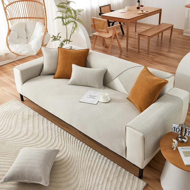 Herringbone Chenille Stof Møbelbeskytter Sofa Dække |