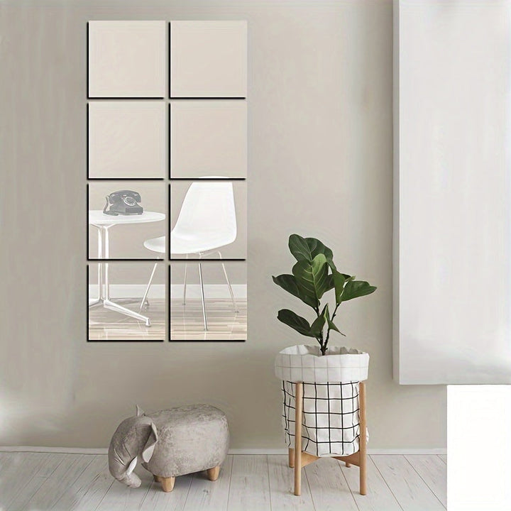 EleganceMirror – Luksus 3D Akryl Spejl Fliser Sæt