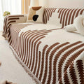 Moderne Monokrom Bregne Sofa Betræk