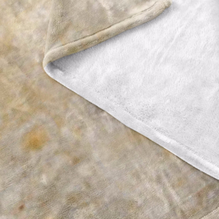 Rundt tortilla tæppe i fleece