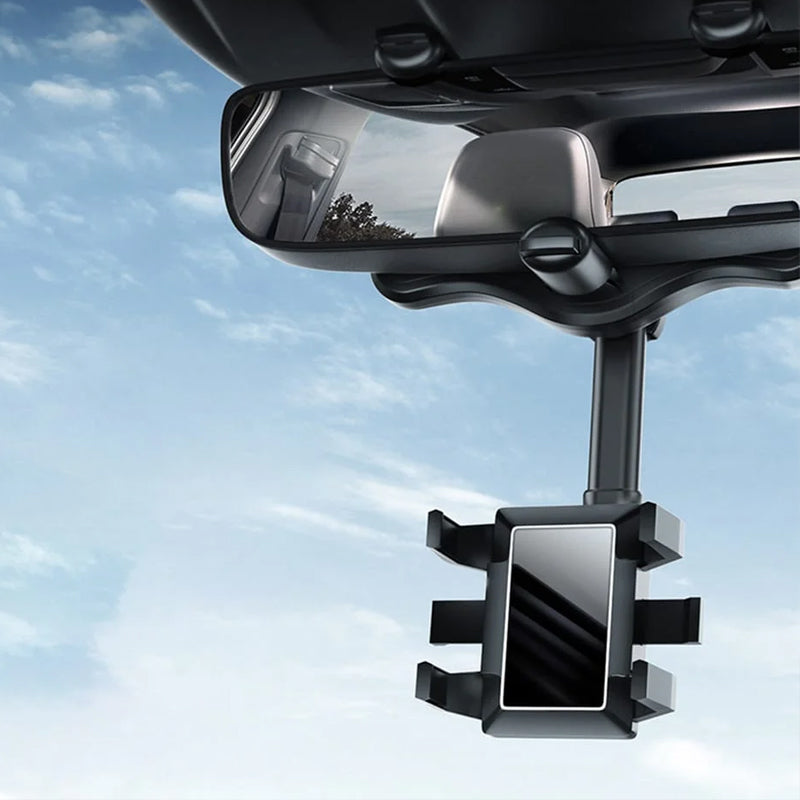 Multifunktionel 360 Rotérbar Bil Bakspejl Telefonholder