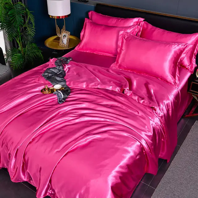 Luksus Solid Satin Dynecover - SilkSerenity