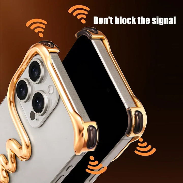 Rammesløs Metal Track Bumper iPhone Cover