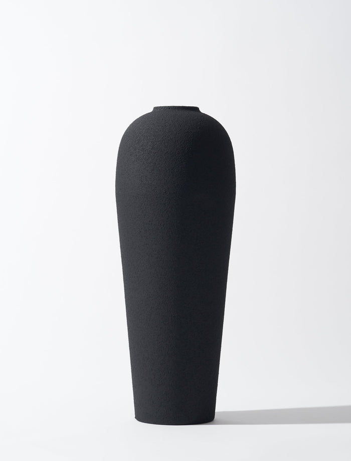 Lola Vase - Struktureret Sort