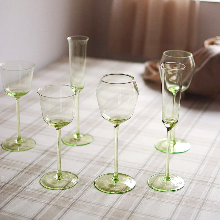 Bareqeth Grøn Vin Glas