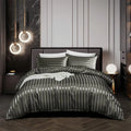 NoirLuxe Duvet Cover Sæt - Elegant Satin Soveværelsesforvandlinger