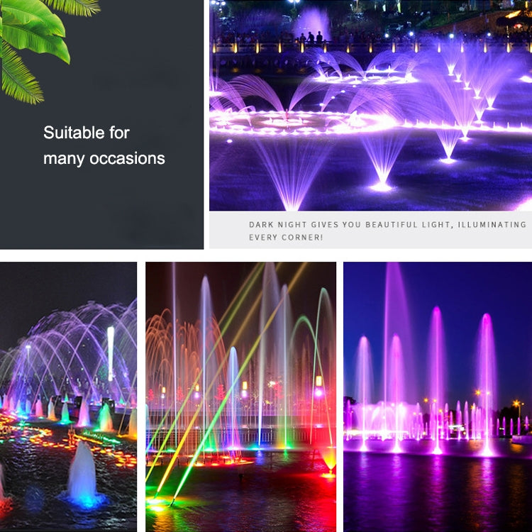 18W Landskabsfarvet farveskiftende ring LED Rustfrit Stål Underwater Fountain Light (farverig)