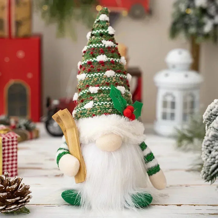 Jule Gnom Dekoration | LED Nattelys | Varm Glød Ferie Ornament