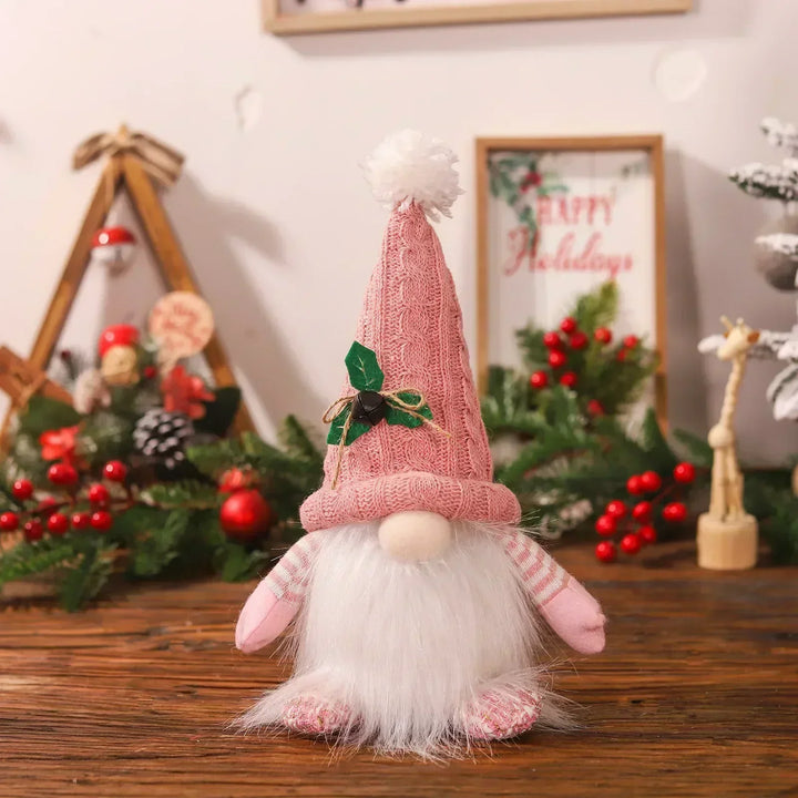 Jule Gnom Dekoration | LED Nattelys | Varm Glød Ferie Ornament