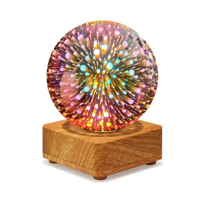 LumiNova 3D Nattelys | Farveskiftende Stjernehimmel Lampe | USB LED Dekorationslys | Til Soveværelser & Gaveideer