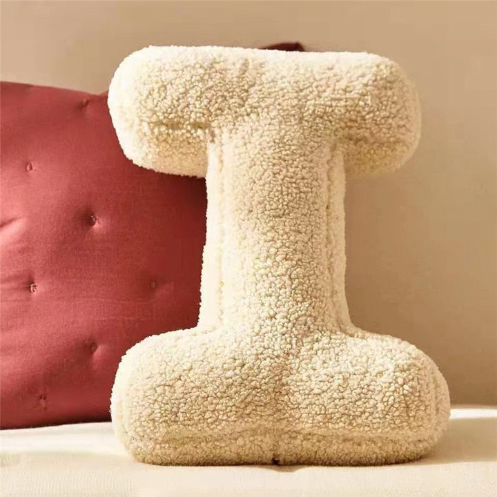 Alfabet Bogstav Fleece Pude