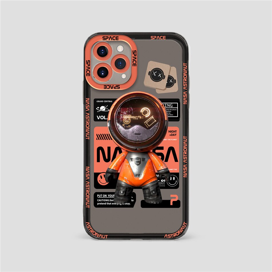 Rummets Tid Astronaut Kunstnerisk Telefoncover