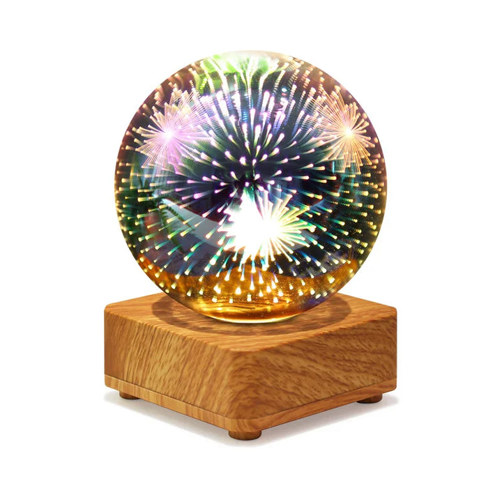 LumiNova 3D Nattelys | Farveskiftende Stjernehimmel Lampe | USB LED Dekorationslys | Til Soveværelser &amp; Gaveideer