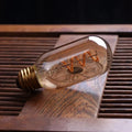 Dimmbar Vintage LED Pære (3W, E27 Base) - Gylden Spiral Filament til Kranse & Dekorativ Belysning