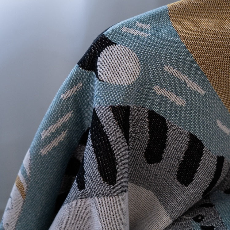 Vintage Græskar Sofa Cover tæppe |