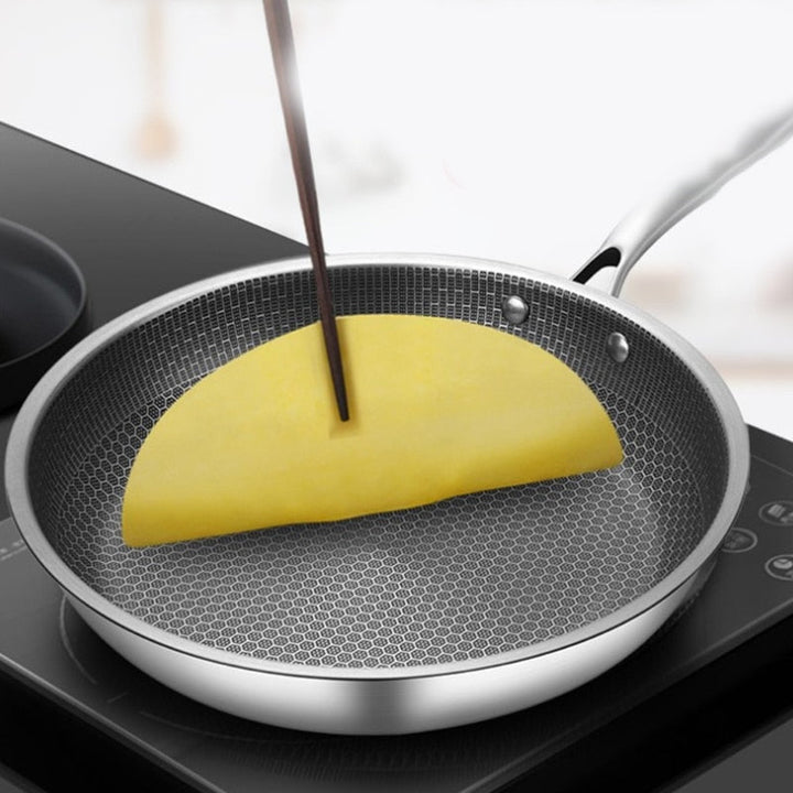 KitchenPro | Non-stick rustfrit stål stegepande