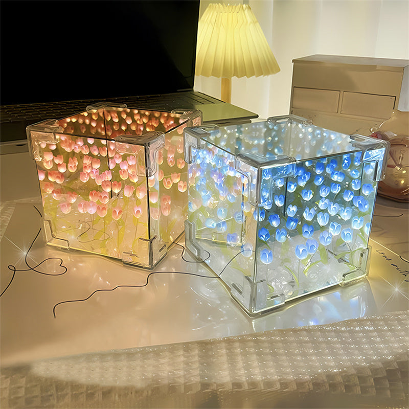 Illumineret Tulip Elegance Spejl Lampe |