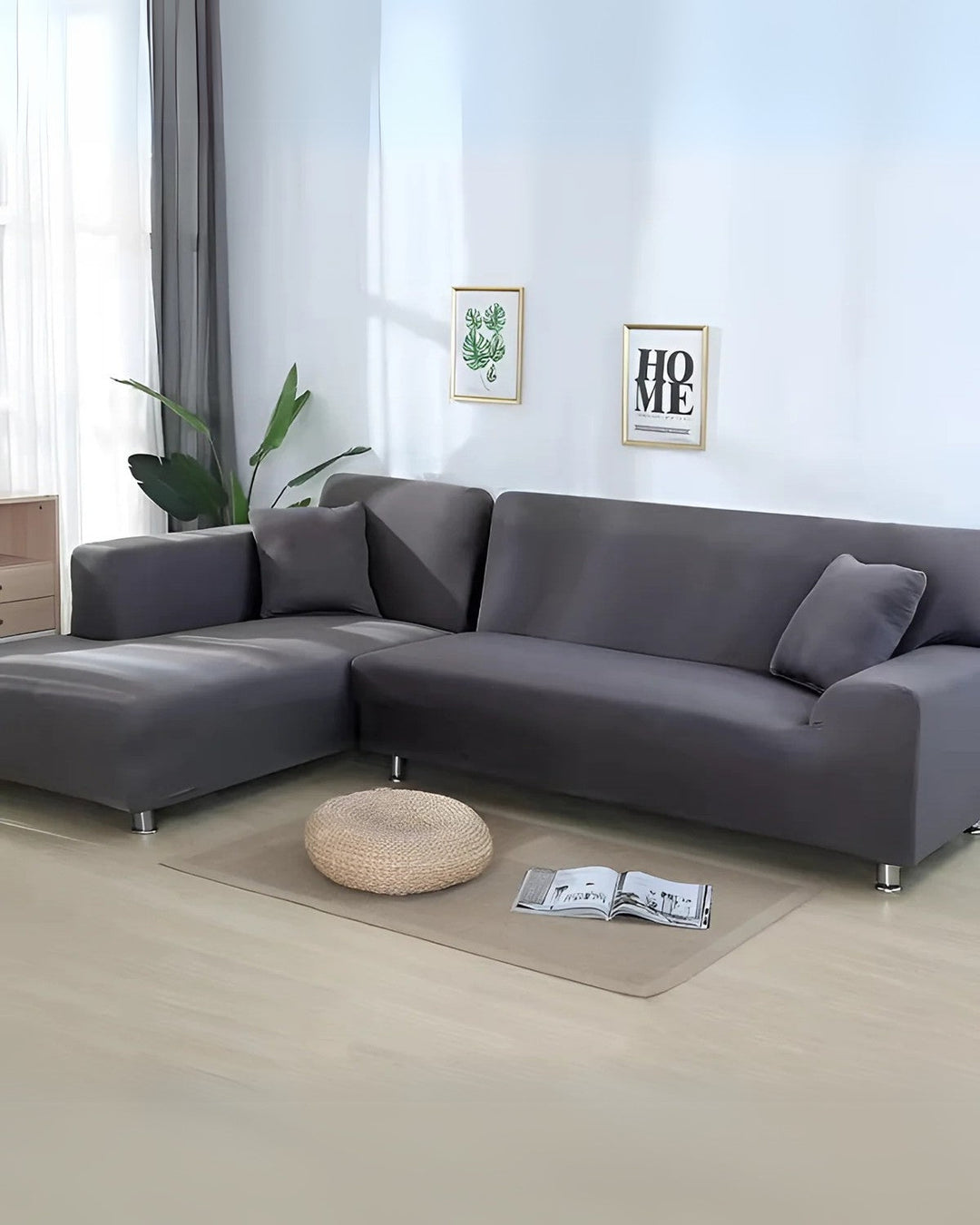 Elegant modulær sofatræk med tilpasselig arrangement