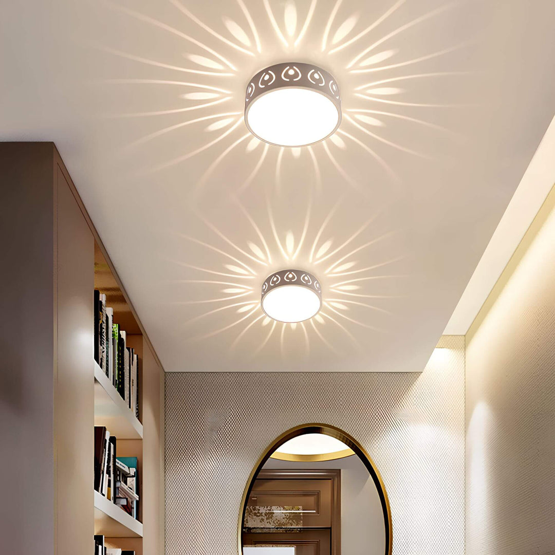 Moderne LED loftlampe - til entré, gang og balkon
