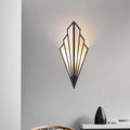 Vifteformet Art Deco Væglampe