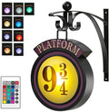 Harry Potter 9 3/4 Figur Nattelys LED Magiske Væglamper Platform Hogwarts 3D Lampe Harrys Værelsesindretning Børns Fødselsdagsgave