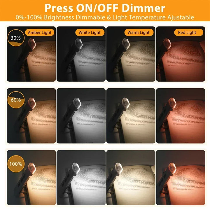 Clip-on Læselampe med Timer