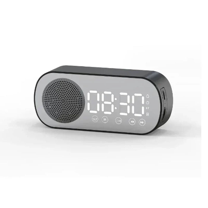 Digital Vækkeur med Bluetooth Højttaler & FM Radio