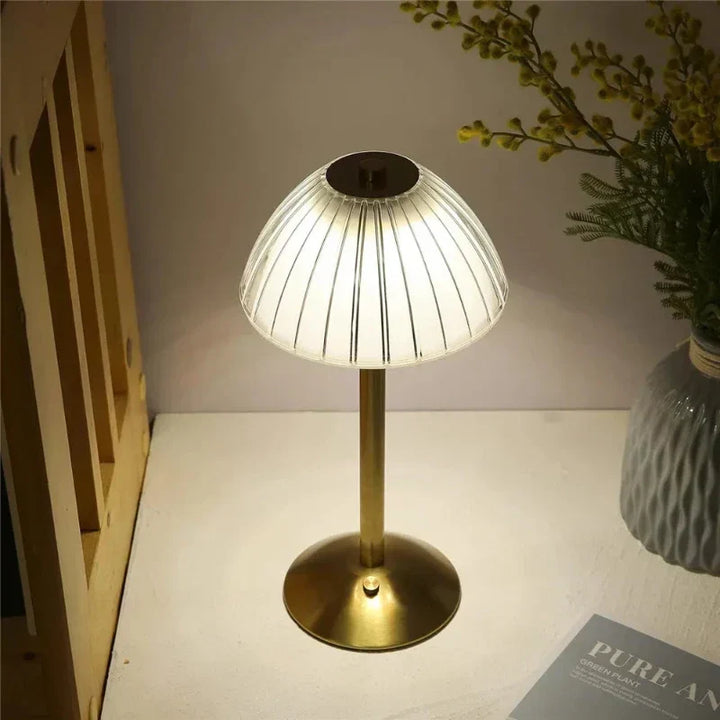 Trådlampe LED bordlampe med tre farvemodi og dæmpningsfunktion